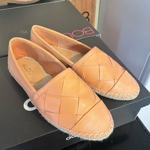 Aldo tan women’s loafers